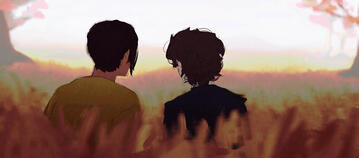Staring at nothing